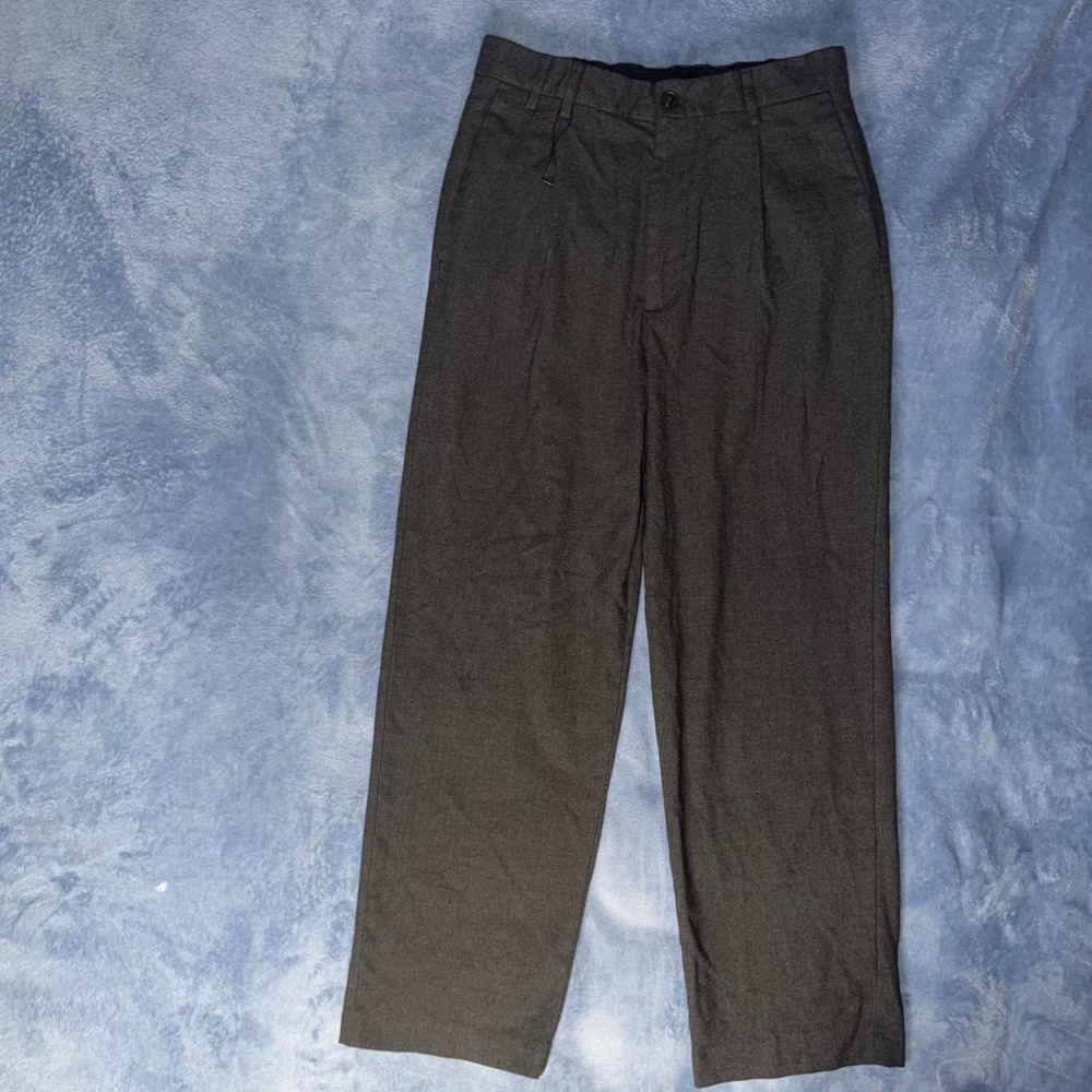 Zara gray pleated pants